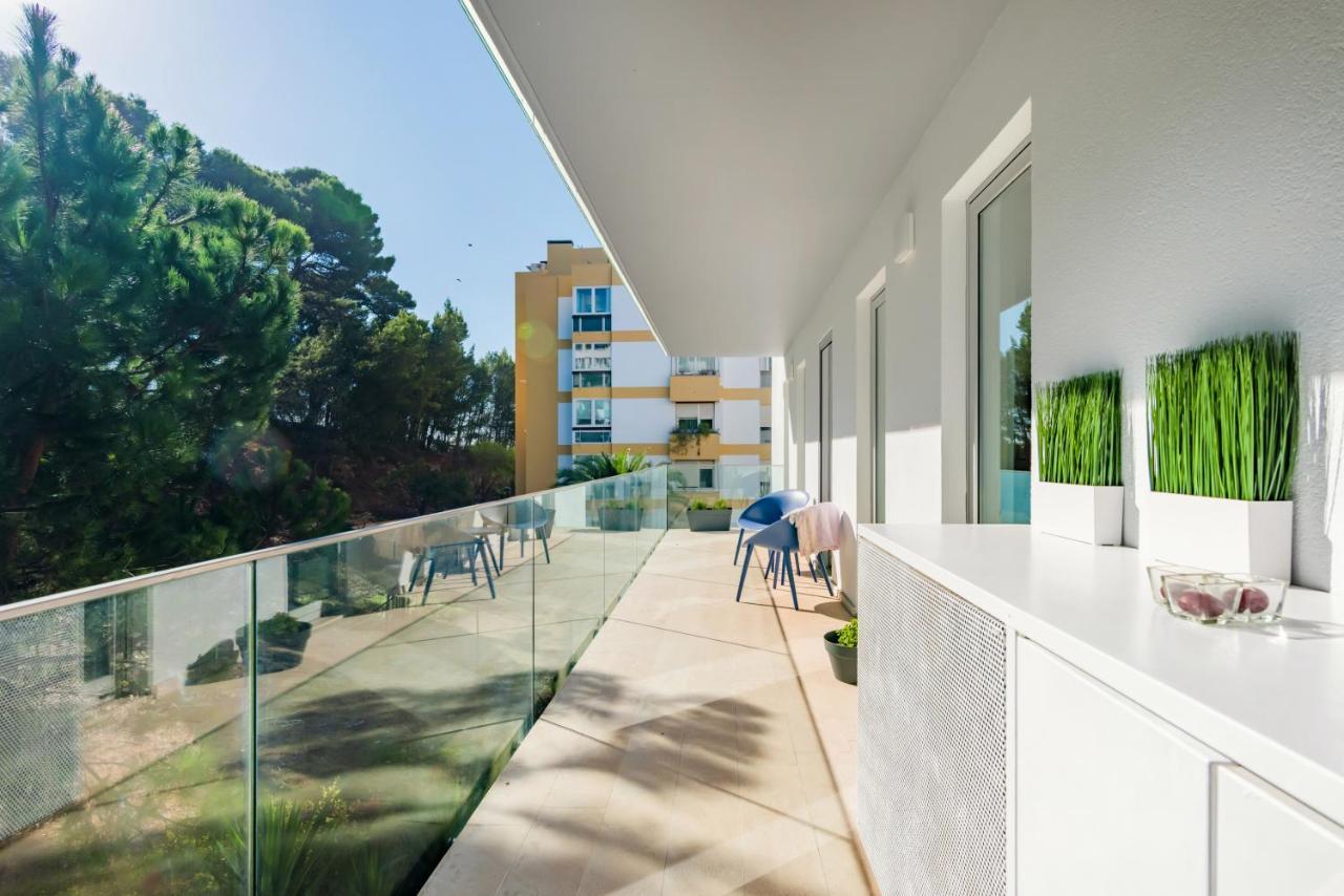 Oeiras Elegant Retreat With Pool Apartment Bagian luar foto